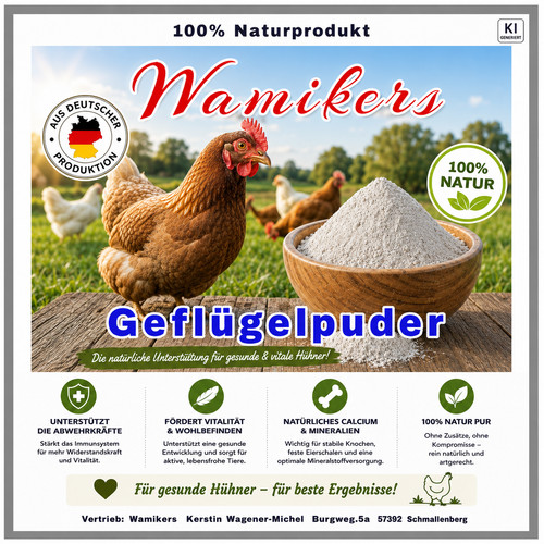 Wamikers geflügelpuder kg - wamikers, 25