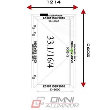 Aluminium Eingangstür