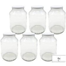 mikken 6 große Einmachgläser