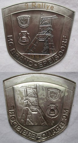 Ddr plakette rallye mc - 9.,