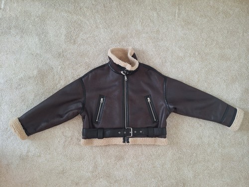 Zara felljacke kunstlederjacke - zara,