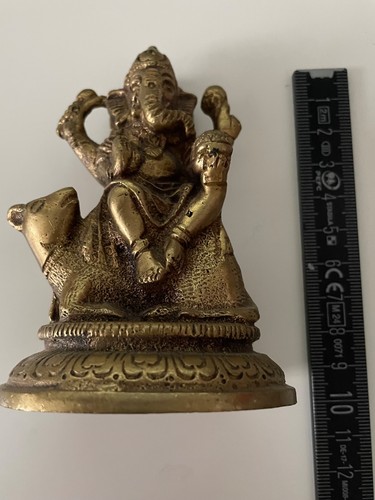 Ganesha figur messingfarben - ganesha,