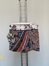 ZAND AMSTERDAM  Reversible Mehrfarbig Mini Damen   Skirt Rock Gr. S /M /L