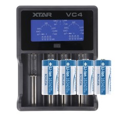 Cr123 ion akku mit 3 - cr123, li-ion