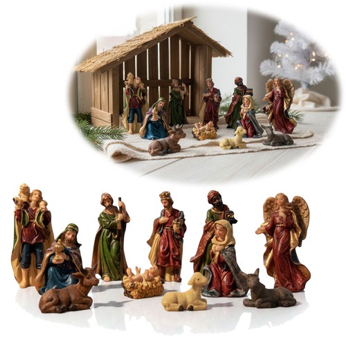 Krippenfiguren set figuren - krippenfiguren,