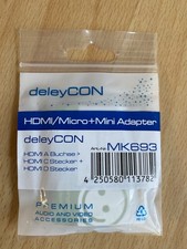 deleycon hdmi/micro+mini Adapter neu!