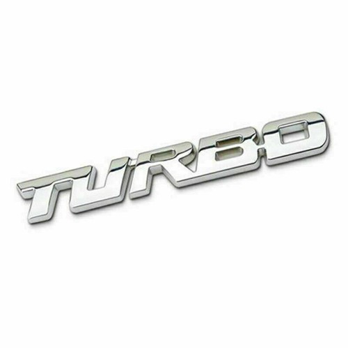 Turbo schriftzug chrom emblem - schriftzug,