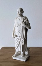 Skulptur gips figur sokrates - skulptur,