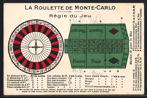 Künstler monte carlo - künstler-ak, monte-carlo