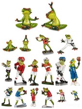 Frosch Frösche Figuren Sportarten Deko witzig zur Auswahl Geschenk Formano