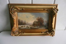 Altes kl. Ölgemälde um 1900