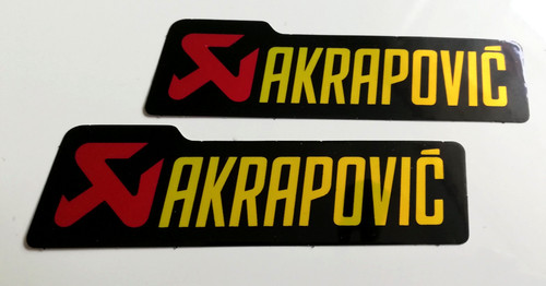 Akrapovic aufkleber sticker - aufkleber,