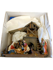 Weihnachtskrippe Holz