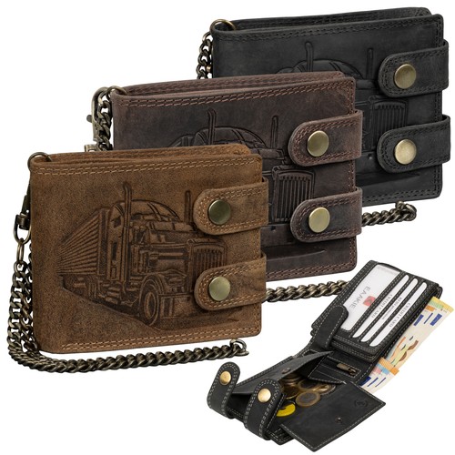 Leder geldbörse herren rfid - geldbörse,