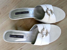 Da. Sandalette/Pantolette Gr.39, DONNA CHRISTINA, 1x Laufsteg, wie neu, TOP