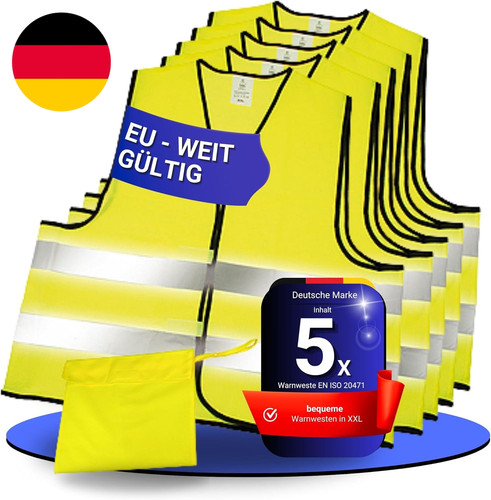 Elasto warnwesten 5er set - elasto,