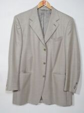 Canali Italy Herren Luxus Sakko Jacket Gr. 48 R Wolle-Seide grau AL 23320/00