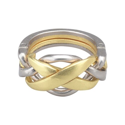 Cast puzzle ring - puzzle,