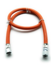 Gasschlauch 1/4" x RVS 8mm(mit Schneidring) x 1m; 1,5; 2m oder 3m MD-Gasschlauch