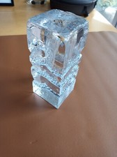 Massive blockvase ingrid glas - blockvase, ingrid-glas