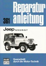 JEEP CJ5, CJ6, CJ7 Reparaturanleitung Reparatur-Buch/Handbuch/Wartung/Pflege