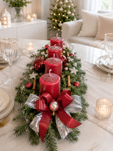 Excl adventskranz rot - excl.,