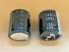 2 Stück Elko - LGX2H181MELB35 - Nichicon - 180uF - 500V - Snap-In - 4 Pin