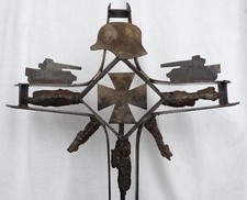 Soldatenkreuz  Militärkreuz  Grabkreuz Bombensplitter Eiserne Kreuz
