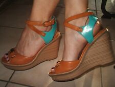 Supi Geox High Heels Zoccoli Plateau Pantoletten Sandaletten Clogs Mules 37 TOP