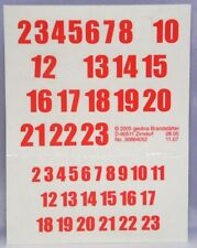 PLAYMOBIL Aufkleber für Fußballspieler Fußballer 4725 4700, die 9+11 fehlt #12