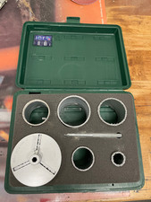 Bohrkrone Hartmetall, Set, 33/ 53/ 67/ 73/ 83 mm, im Koffer, Lochsäge