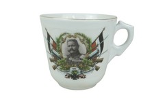 #613 Antike Porzellan Tasse Hindenburg 1. Weltkrieg, 8cm