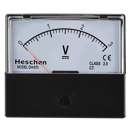 Voltmeter analog 670 - , dc