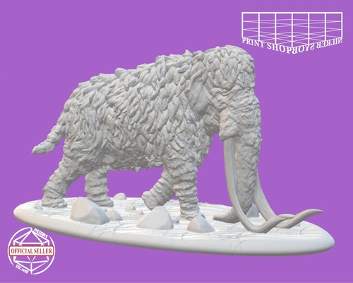 Mammut miniatur biest figur - miniatur,