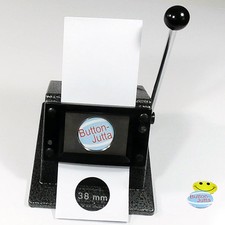 Papierstanze für Badgematic Button-Papiervorlagen, 25mm, 38mm, 50mm, 59mm o.75mm