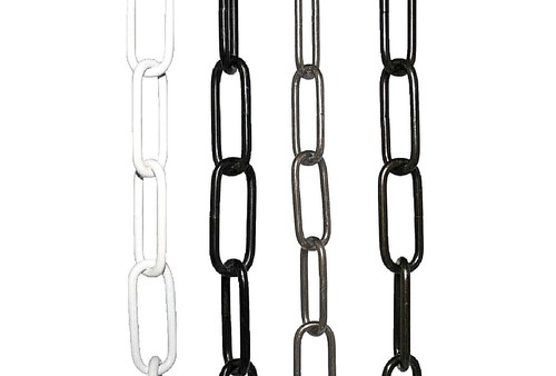 Lampenkette eisen glatt oval - eisen,