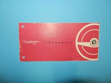 Wartburg Automobile Prospekt deutsch Broschüre Broschure Tank Werbung 11/Hefter