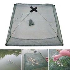 Köderfisch Senke mit Antiflucht Fischsenke Ersatznetz Faltbar Angelnetz Reuse