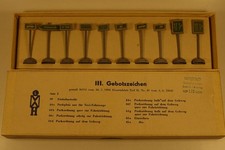 DDR GDR Spur H0 Herr Gebotszeichen Satz 2, 9692/536/7 in OVP