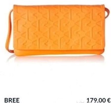 Bree Flame Bag Damen-Umhängetasche aus Leder 24x2x14