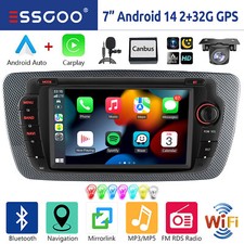Für Seat Ibiza IV 6J 2009-2014 Android 14 Carplay Autoradio GPS RDS NAVI Kam 32G