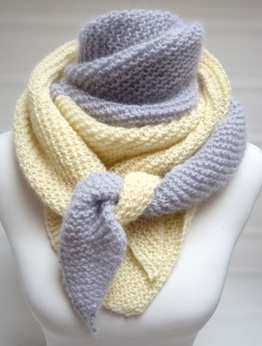 Handgestricktes tuch - handgestricktes,