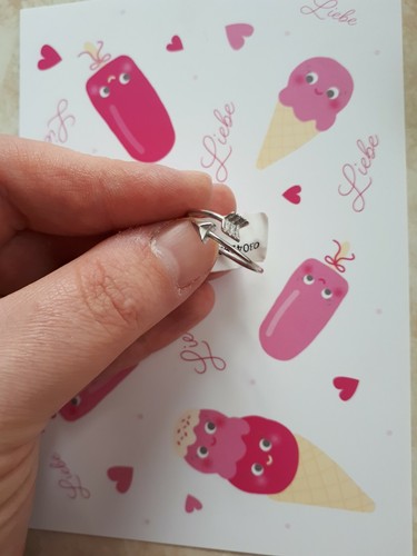 Juwelkerze ring 925 silber - ring,