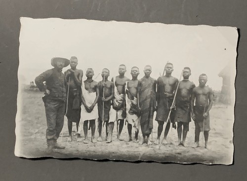 Altes foto kolonial - kolonial, belgischer