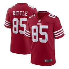 Nike NFL Home Jersey San Francisco 49ers George Kittle 85 red Football Shirt 