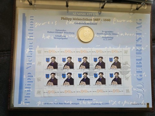 Numisblatt melanchthon - 1/97,