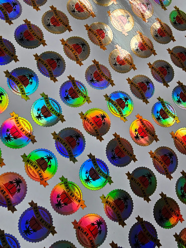 Hologramm sticker scratch - 3d,