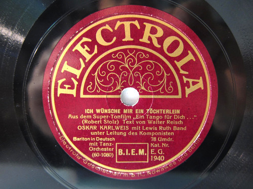 78rpm oskar karlweis lewis - 78rpm,