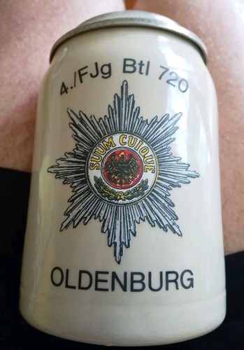 Bundeswehr bierkrug fjg - 4./fjg, btl