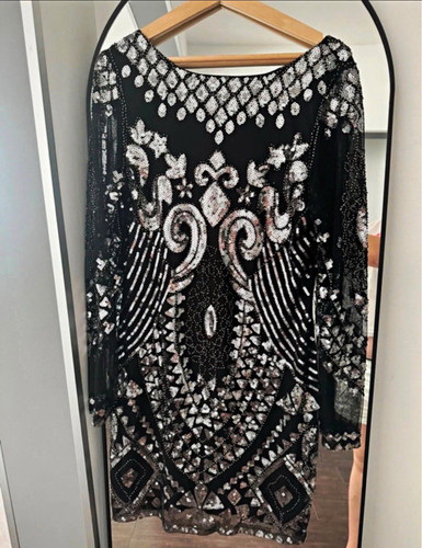 Damen cocktailkleid - cocktailkleid, xl